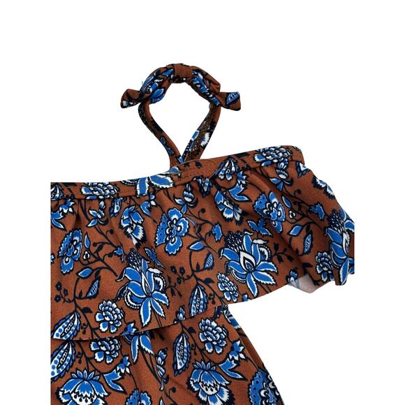 Janie and Jack Floral Bathing Suit 6-12m - Picture 2 of 4